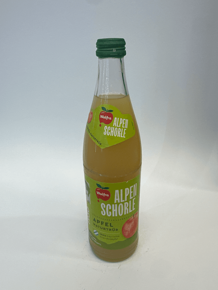 Wolfra Alm-Schorle Apfel naturtrüb